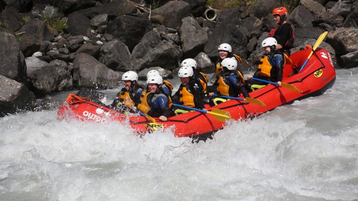 River rafting i Schweiz 2024